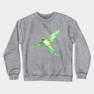 Indian Ringneck Parakeet Crewneck Sweatshirt